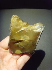Lower Paleolithic – Large Acheulean notched scraper. c.450,000 BP.