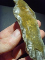 Lower Paleolithic – Fine Acheulean elongated flake scraper c.450,000 BP.