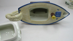 VTG Fitz and Floyd Omnibus Sailboat Teapot “Eastwind Regatte” 1996