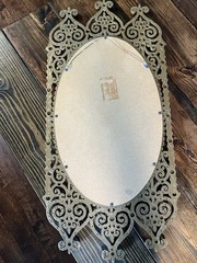 1975 Burwood Wall Mirror Hollywood Regency Ornate Gold Large 4975 32.5”x15”