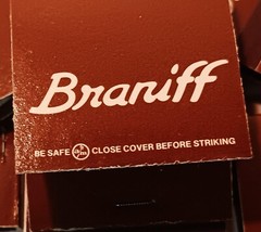 20 BRANIFF AIRWAYS 1928-82 matchbook lot vtg aviation airplane jet airline sign