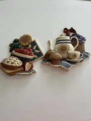 Vintage Home Interiors Kitchen Wall Decor Plaques USA Country Kitchen Theme
