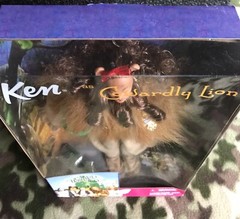 KEN AS COWARDLY LION, THE WIZARD OF OZ BARBIE, #26384, GOOD IN BOX, NRFB, 2000!
