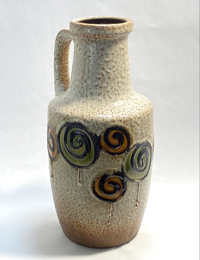 Vintage West Germany Scheurich Keramik Modernist Art Pottery 10.5″ Jug 404-26