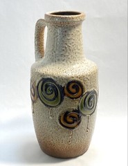 Vintage West Germany Scheurich Keramik Modernist Art Pottery 10.5″ Jug 404-26