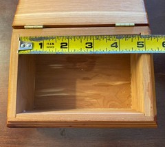 Wooden Keepsake Box – Wolf Design – From Fort William Henry, Lake George, NY