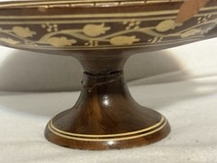 Handpainted Greek Footed Bowl