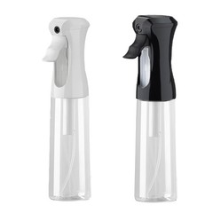 THINTON Mist Spray Bottle for Hair (10oz/300ml) – 2 Pcs 300ml, Black, White
