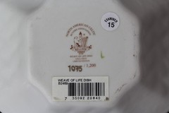 Belleek Weave Of Life Basket Weave & Shamrock 5.5″ Limit Ed #1075 of 1,200