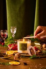 Rewined Wine Under The Tree Candle 10 oz,Candle Holders