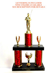 FISHING FISHERMAN BASS TROPHY 9 COLORS 2 POST