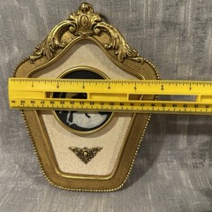 Vtg LIMOGES CAMEO 2 Greco Roman Florentine Gold Frame SUNGOTT ART STUDIOS France