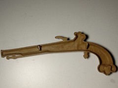 Pair of Vintage Sexton Flintlock Pistols Metal Wall Art Decor