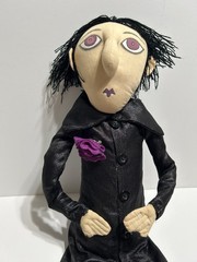 Wicked Webster Vampire Doll Is 25 Inches Tall Gothic Rag Halloween Decoration