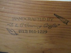 D&C Country Crafts Handcrafted Wooden Toilet Paper Holder Fancy Commode
