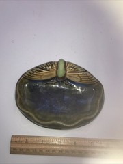 Antique Art Nouveau Moth Dish by Doulton Pottery