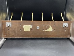 MCM Modernist LOUMAC SUPPLY NYC Wood Coat Rack Metal Hooks 24” X 6”
