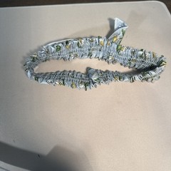 Longaberger Medium Garter-Daisy Fabric accessory.