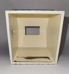 Marjolein Bastin Hallmark Blue Birdhouse Kleenex Tissue Box