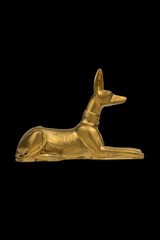 A Rare Egyptian Artifacts Of Authentic Pharaonic Statue Egyptian God Anubis Bc