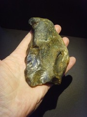 Lower Paleolithic – Fine Acheulean cleaver/scraper c.450,000 BP.