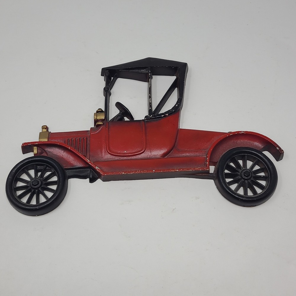 Vintage Sexton Car Wall Plaque Made In USA Model T Style Cast Aluminum MCM