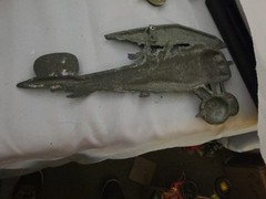 Vintage SEXTON Midwest Set of 4 Airplanes Cast Aluminum Wall Art Decor