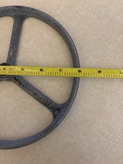 1940s-60s Alcoa cast aluminum Hand wheel Military Estate Find,