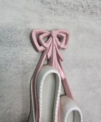 Unbranded Vintage Pink Off White Ballerina Shoes Wall Decoration 90s Ballet