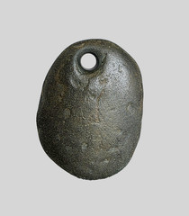300 BC Ancient Carved Engraved Gemstone Pendant Medallion Amulet Mythical bird