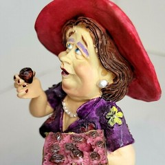 Foxy Ladies™ MABEL Bobblehead Figurine “IT’S MY BODY & I”LL EAT WHAT I WANT TO”