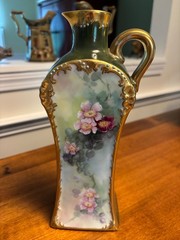 9.25″ Limoges Hand Painted Ewer