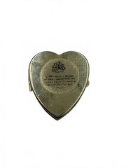 Vintage Precious Moments Heart Trinket Box Porcelain Hinged Keepsake Box