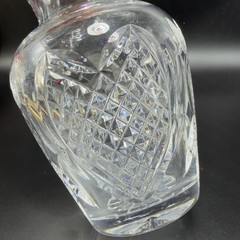 Waterford Lead Crystal Wedding Heirloom Vase Wedge Cut Discontinued Heavy Clear