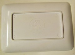 Melamaster Great Britain small melamine tray, London subways, 5 7/8” X 4 1/8”