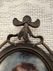 Vintage – Ornate Italian Brass Wall Decor Frame Set Victorian & Edwardian Era