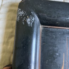 Very Old Wood Tray By Cross London Great Republic Ship Made In Rochester Ny USA