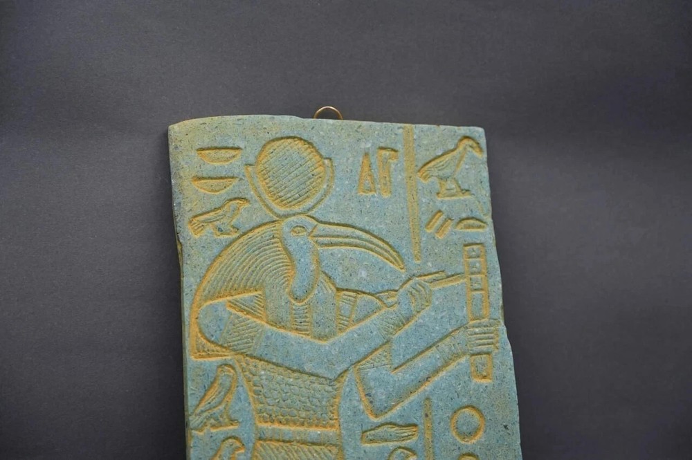 Egyptian Stela of Goddess Thoth Authentic Ancient Egyptian Antiquities BC