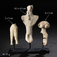 Ancient Near Eastern Pottery Fragments Figures Idols