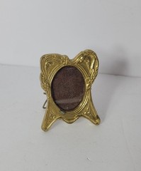 Antique Miniature Mini Tiny Dainty Art Nouveau Dollhouse Picture Photo Frame