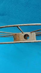 Vintage Empty 15″ Film Reel for 16mm or 35mm Steel, Rusty Patina, Rustic Decor