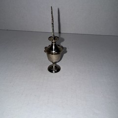 Rare Vintage Islamic Arabic Tribal Eye Liner Kajal Kohl Flask Metal Bottle