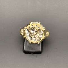 Ancient near eastern Roman Ring bronze ring with engraved bezel Size 7 Ring