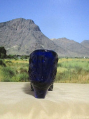 Unbranded, Cobalt Blue Cat Slipper, Daisy Design