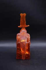 Rare Ancient Egyptian Antique Statue God Sobek Crocodile Amber Stone Egypt BC