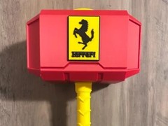 Car Ferrari themed Mjolnir Thor’s Hammer