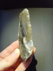 Lower Paleolithic – Fine Acheulean elongated scraper. c.450,000 BP.