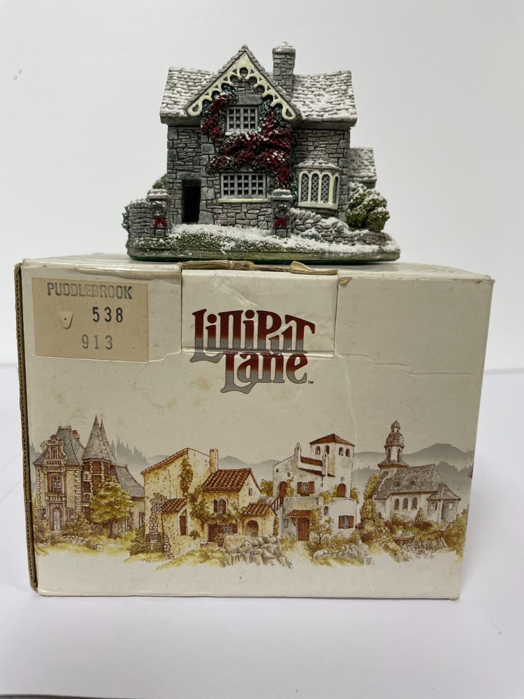 Lilliput Lane Langdale Cottage – Lakeland Christmas Collection (1995) – Boxed