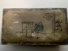ART DECO MAILLARD CANDY TIN BOX FRENCH GRAPHICS 1920’s ANTIQUE
