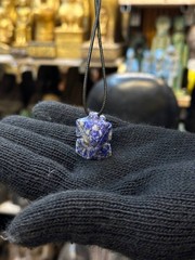 Rare Lapis Lazuli God Thoth Amulet : Authentic Ancient Egyptian Artifact 235 BC